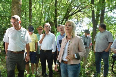 Exkursion in das Naturschutzgebiet "Grubenfelder Leonie" im Rahmen der BayernTourNatur. 