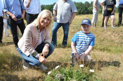 Exkursion in das Naturschutzgebiet Grubenfelder Leonie im Rahmen der BayernTourNatur. 