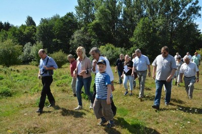 Exkursion in das Naturschutzgebiet "Grubenfelder Leonie" im Rahmen der BayernTourNatur. 