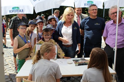 Übernahme der Schirmherrschaft über die Junior Ranger des Bayerischen Walds.