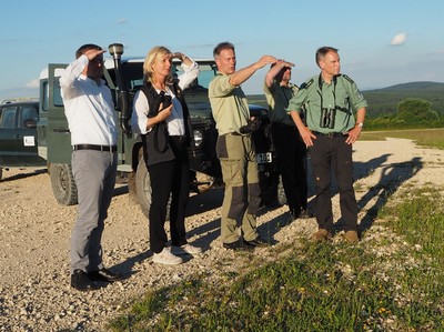 Zu Besuch auf dem Truppenübungsplatz Grafenwöhr in der Oberpfalz. Ich habe mich über das dortige Naturschutzmanagement informiert. Der Truppenübungsplatz ist übrigens zugleich eines der größten Natura 2000-Schutzgebiete in Bayern.