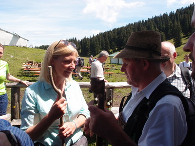 Traditionelle Hauptalmbegehung der oberbayerischen Almbauern.