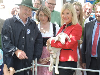 Bei der Eröffnung der "Altmühltaler-Lamm-Erlebnistage" in Eichstätt!
