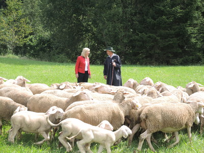 Bei der Eröffnung der "Altmühltaler-Lamm-Erlebnistage" in Eichstätt!
