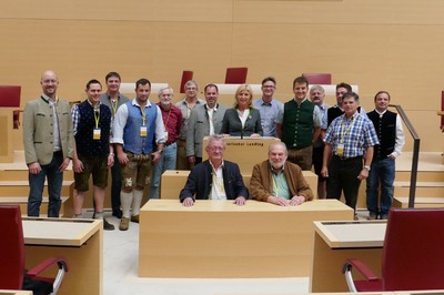 Besuch des Ortsverbands Wartenberg im Bayerischen Landtag!