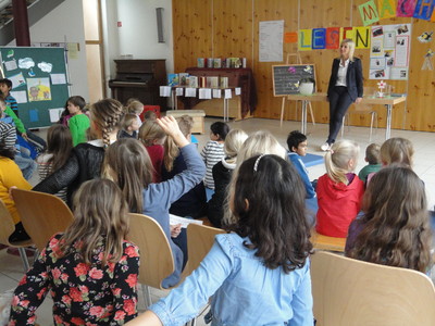 Bundesweiter Vorlesetag an den Grundschulen Maria Thalheim und Reichenkirchen.